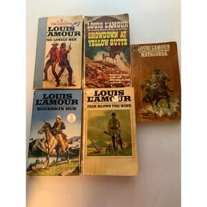 Vintage Louis L'Amour Western Paperbacks 50's-80's